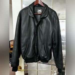 Men’s ROOTS Black Leather Jacket